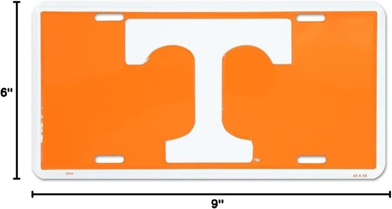 Hangtime (6x12) University of Tennessee T NCAA License Plate - Image 2